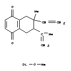 1,4-Naphthalenedione,6-ethenyl-5,6,7,8-tetrahydro-2(or 3)-methoxy-6-methyl-7-(1-methylethenyl)-,cis-