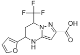 5-FURAN-2-YL-7-TRIFLUOROMETHYL-4,5,6,7-TETRAHYDRO-PYRAZOLO[1,5-A]PYRIMIDINE-2-CARBOXYLIC ACID