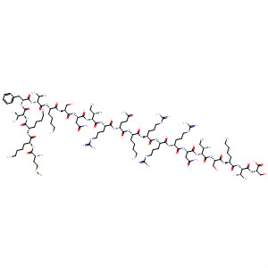 L-Serine,L-methionyl-L-lysyl-L-lysyl-L-threonyl-L-phenylalanyl-L-valyl-L-lysyl-L-seryl-L-asparaginyl-L-isoleucyl-L-arginyl-L-glutaminyl-L-lysyl-L-arginyl-L-arginyl-L-arginyl-L-asparaginyl-L-isoleucyl-L-seryl-L-lysyl-L-threonyl-