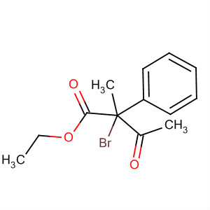 Benzenepropanoic acid, a-acetyl-a-bromo-, ethyl ester