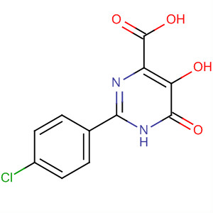 4-Pyrimidinecarboxylic acid,2-(4-chlorophenyl)-1,6-dihydro-5-hydroxy-6-oxo-