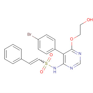 Ethenesulfonamide,N-[5-(4-bromophenyl)-6-(2-hydroxyethoxy)-4-pyrimidinyl]-2-phenyl-
