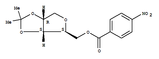2,5-anhydro-3,4-O-(1-methylethylidene)-1-O-(4-nitrobenzoyl)pentitol