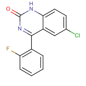 2(1H)-Quinazolinone, 6-chloro-4-(2-fluorophenyl)-