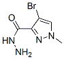 1H-PYRAZOLE-3-CARBOXYLIC ACID,4-BROMO-1-METHYL-,HYDRAZIDE
