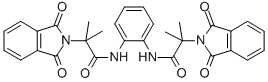 N,N-1,2-PHENYLENE BIS [1,3-DIHYDRO-ALFA,ALFA-DIMETHYL 1,3-DIOXO-2H-ISOINDOLE-2-ACETAMIDE