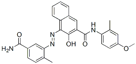 4-[(5-carbamoyl-o-tolyl)azo]-3-hydroxy-2-methyl-2-naphth-p-anisidide