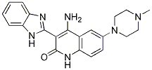 4-Amino-3-(1H-benzimidazol-2-yl)-6-(4-methyl-1-piperazinyl)-2(1H)-quinolinone