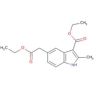 1H-Indole-5-acetic acid, 3-(ethoxycarbonyl)-2-methyl-, ethyl ester