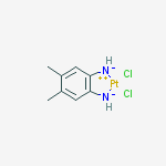 dichloroplatinum(2+) (4,5-dimethylbenzene-1,2-diyl)diazanide