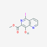 methyl 8-hydroxy-5-iodo-1,6-naphthyridine-7-carboxylate