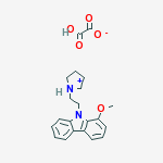 CARBAZOLE,1-METHOXY-9-(2-PYRROLIDIN-1-YLETHYL)-,OXALATE