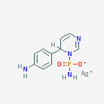 silver(1+) P-[6-(4-aminophenyl)pyrimidin-1(6H)-yl]phosphonamidoate