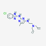 N-2-(6-CHLORO-1H-BENZOIMIDAZOL-2-YL)-N-4-(2-DIALLYLAMINO-ETHYL)-6-METHYL-PYRIMIDINE-2,4-DIAMINE
