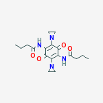 N,N'-[2,5-bis(aziridin-1-yl)-3,6-dioxocyclohexa-1,4-diene-1,4-diyl]dibutanamide