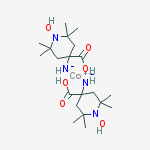 cobalt(2+) bis[(4-carboxy-1-hydroxy-2,2,6,6-tetramethylpiperidin-4-yl)azanide]