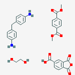 5-Isobenzofurancarboxylic acid, 1,3-dihydro-1,3-dioxo-, polymer with dimethyl 1,4-benzenedicarboxylate, 1,2-ethanediol and 4,4-methylenebis[benzenamine]