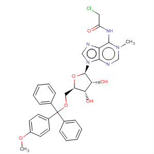 Adenosine,N-(chloroacetyl)-5'-O-[(4-methoxyphenyl)diphenylmethyl]-1-methyl-