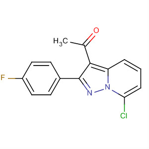 Ethanone, 1-[7-chloro-2-(4-fluorophenyl)pyrazolo[1,5-a]pyridin-3-yl]-