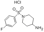 1-(4-FLUORO-BENZENESULFONYL)-PIPERIDIN-4-YLAMINE HYDROCHLORIDE