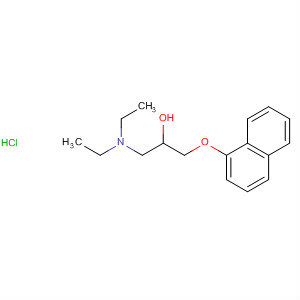 2-Propanol, 1-(diethylamino)-3-(1-naphthalenyloxy)-, hydrochloride