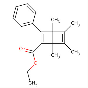 Bicyclo[2.2.0]hexa-2,5-diene-2-carboxylic acid,1,4,5,6-tetramethyl-3-phenyl-, ethyl ester