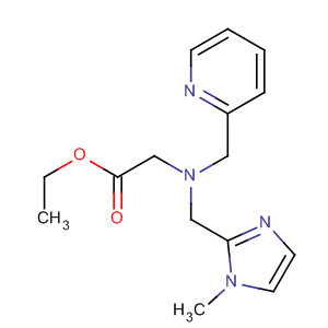 Glycine, N-[(1-methyl-1H-imidazol-2-yl)methyl]-N-(2-pyridinylmethyl)-,ethyl ester