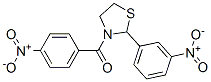 THIAZOLIDINE,3-(4-NITROBENZOYL)-2-(3-NITROPHENYL)-