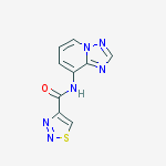 1,2,3-THIADIAZOLE-4-CARBOXAMIDE,N-[1,2,4]TRIAZOLO[1,5-A]PYRIDIN-8-YL-