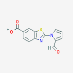2-(2-formyl-1H-pyrrol-1-yl)-1,3-benzothiazole-6-carboxylic acid