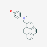 1-Pyrenemethanamine, N-(4-methoxyphenyl)-N-methyl-