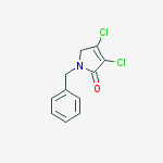 2H-Pyrrol-2-one, 3,4-dichloro-1,5-dihydro-1-(phenylmethyl)-