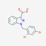 1-(2,4-dibromobenzyl)-1H-indazole-3-carboxylic acid
