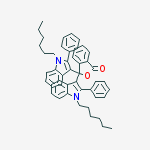 1(3H)-Isobenzofuranone, 3,3-bis(1-hexyl-2-phenyl-1H-indol-3-yl)-