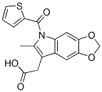 6-Methyl-5-(2-thenoyl)-5H-1,3-dioxolo[4,5-f]indole-7-acetic acid