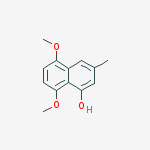 1-Naphthalenol, 5,8-dimethoxy-3-methyl-