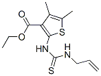ethyl 4,5-dimethyl-2-(prop-2-enylthiocarbamoylamino)thiophene-3-carboxylate