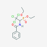 Phosphonic acid, [1-(benzoylamino)-2,2,2-trichloroethyl]-, diethyl ester