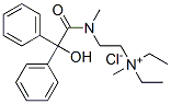 diethyl-[2-[(2-hydroxy-2,2-diphenyl-acetyl)-methyl-amino]ethyl]-methyl-azanium chloride