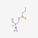 2-(aziridin-1-yl)but-3-en-1-yl butanoate