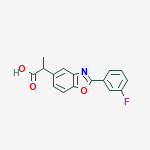 2-(3-Fluorophenyl)-α-methyl-5-benzoxazoleacetic acid