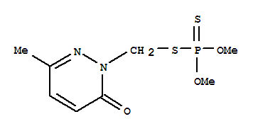 O,O-dimethyl S-[(3-methyl-6-oxopyridazin-1(6H)-yl)methyl] dithiophosphate