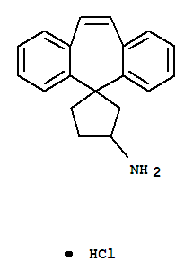 Spiro(5H-dibenzo(a,d)cycloheptene-5,1'-cyclopentan)-3'-amine, hydrochloride