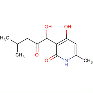 2(1H)-Pyridinone,4-hydroxy-3-(1-hydroxy-4-methyl-2-oxopentyl)-6-methyl-