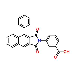 3-(1,3-dioxo-4-phenylbenzo[f]isoindol-2-yl)benzoic Acid