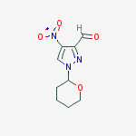 1H-Pyrazole-3-carboxaldehyde, 4-nitro-1-(tetrahydro-2H-pyran-2-yl)-