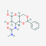 1-(7-hydroxy-6-methoxy-2-phenyl-4,4a,6,7,8,8a-hexahydropyrano[3,2-d][1,3]dioxin-8-yl)-3-methylurea