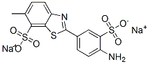 disodium 2-(4-amino-3-sulphonatophenyl)-6-methylbenzothiazole-7-sulphonate