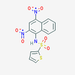 2-Thiophenesulfonamide, N-(2,4-dinitro-1-naphthalenyl)-
