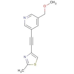 Pyridine, 3-(methoxymethyl)-5-[(2-methyl-4-thiazolyl)ethynyl]-